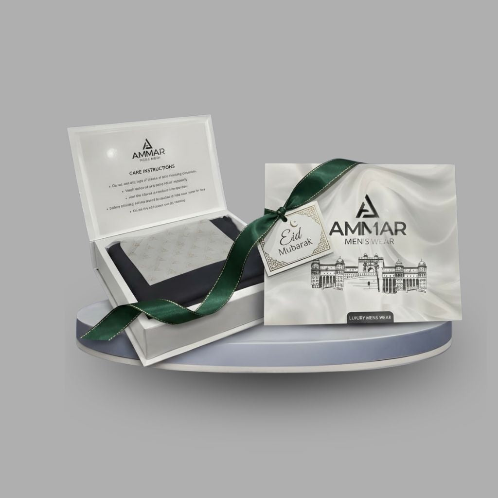 Premium Cotton Suit - Blue