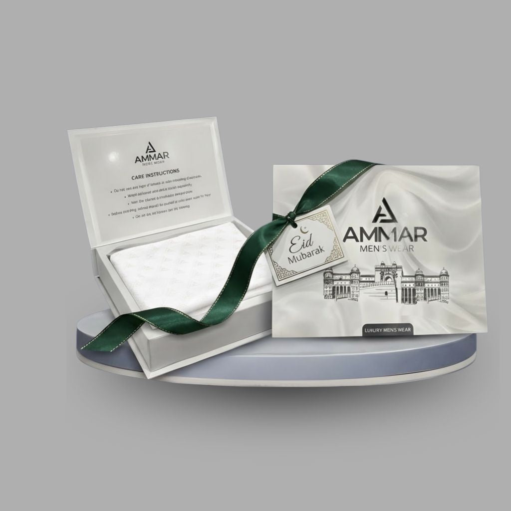 Premium Cotton Suit - White