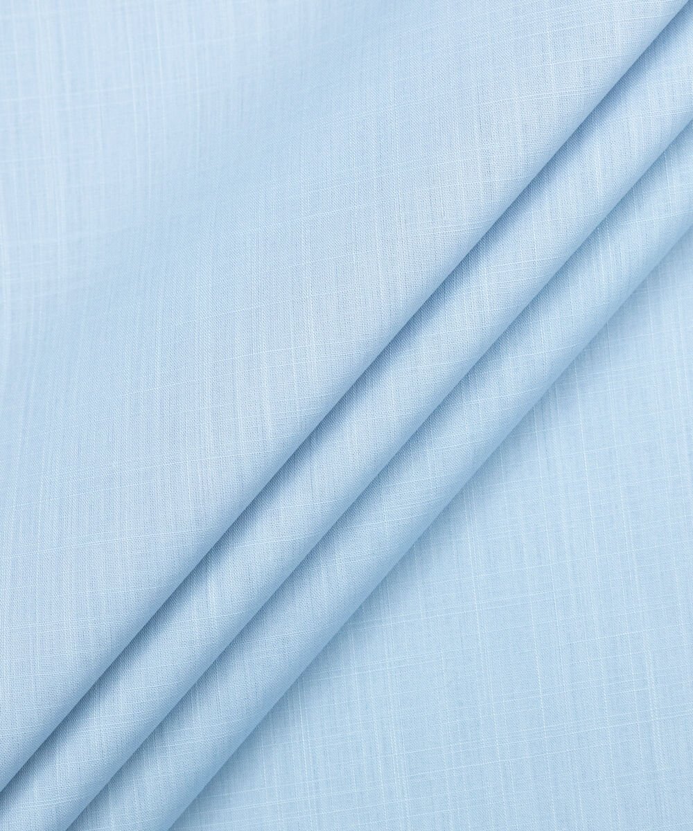 Sky Blue Cotton Suit Fabric | Ammar Menswear